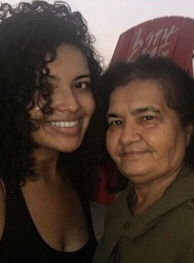 The writer and her grandmother Ramonita Ruiz-Muñoz during her last visit to the United States in 2016 (courtesy of Ashley Velez)